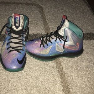 LeBron X Pure Platinum Size 11